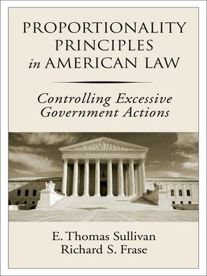 cover image of Proportionality Principles in American Law